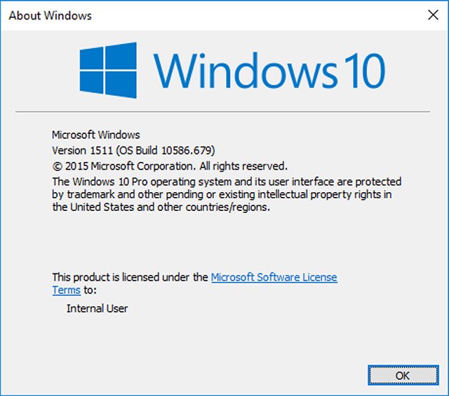 Windows 10 Version Display Image
