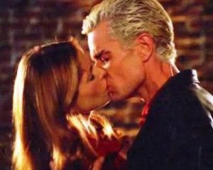 BTVS Kiss Scene Image