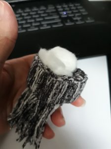 Mini Yarn Hats Craft - Step 8