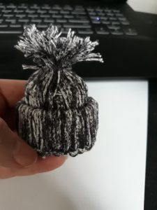 Mini Yarn Hats Craft - Step 11