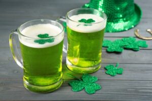 Green Drinks For Saint Patrick's Day Image