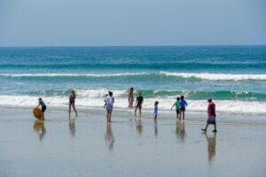 People On Beach Image