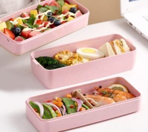 Expanded Bento Lunch Box With Food Image