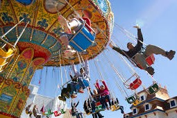Amusement Park Swing Image