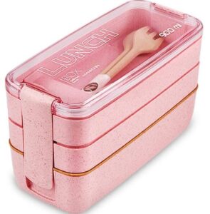 Pink Bento Lunch Box Image
