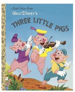 Golden Book Image: Three Little Pigs