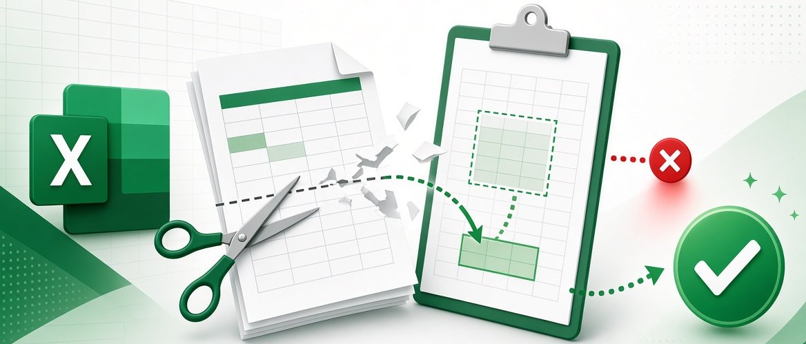 Excel 2016 Copy And Paste Issue Banner